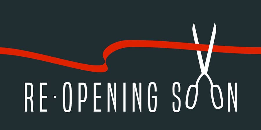Re-Opening Soon Logo